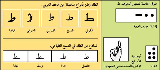 طرق خاصة لتمثيل الحرف ط